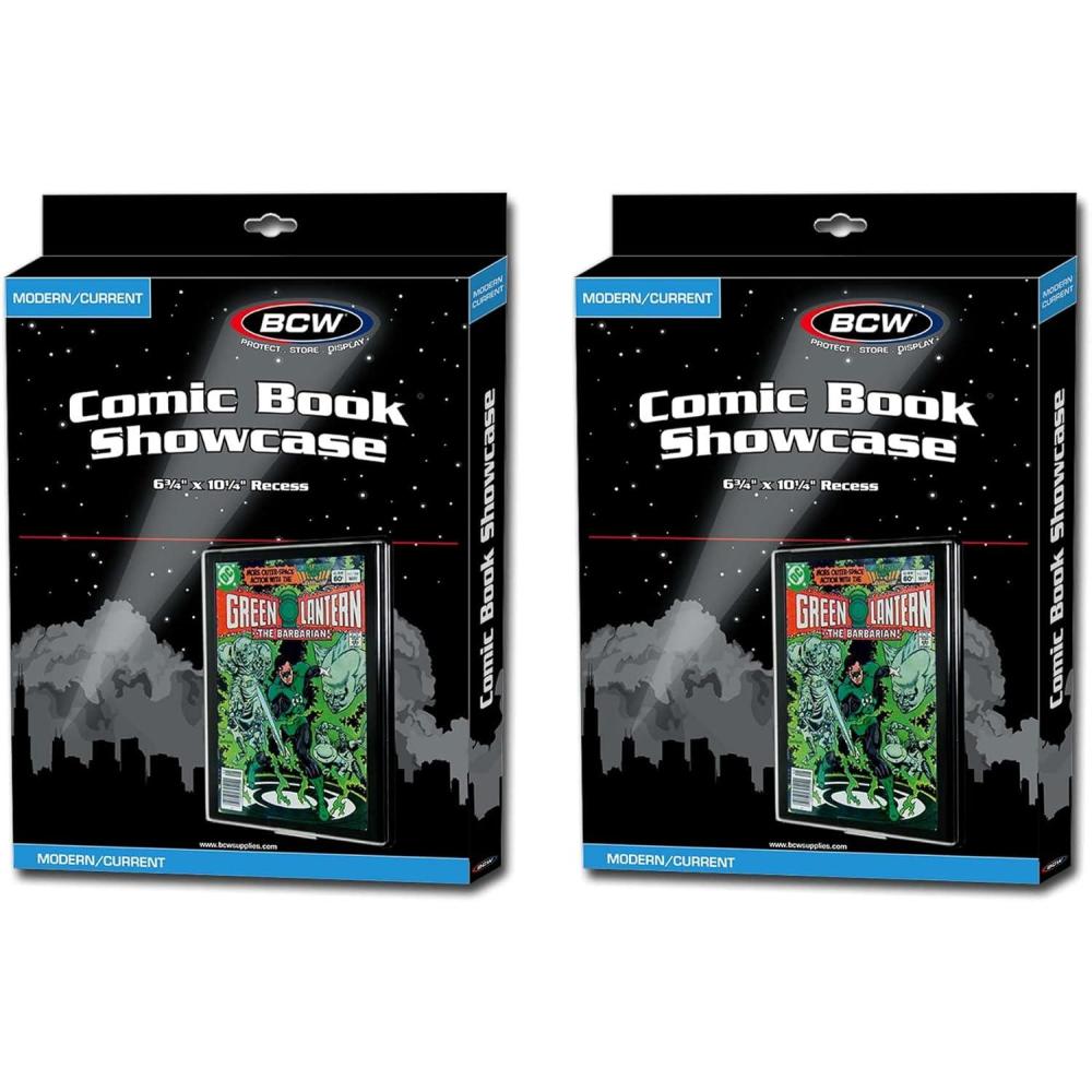 image:imageBCW Comic Book Showcase Frame 2 Pack CurrentModern Age Comic Book Display Frame Comic Book Showcase Display Case Comic Book Holder Picture Frame Comic Book Frames for Wall