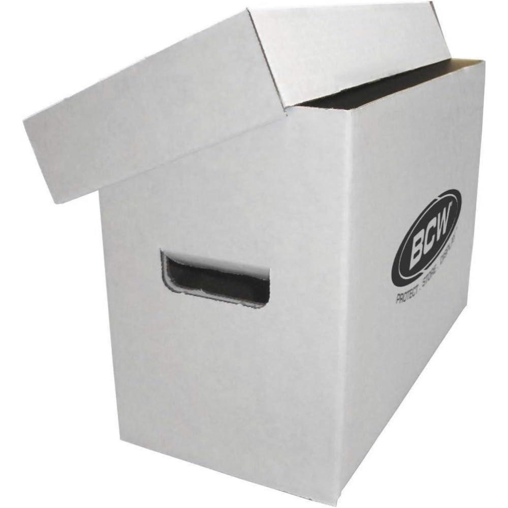 image:imageBCW Short Comic Storage Box 1 Pack Holds 150175 CurrentSilver Age Comics Stackable Durable 200 lb Strength