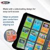 BCW Double-Sided 9-Pocket Pages Holder – 10 White Pages | Trading Card Binder Sheets | Secure Side Loading | Ideal Card Storage and Display Solution(Gray)