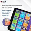 BCW Double-Sided 9-Pocket Pages Holder – 10 White Pages | Trading Card Binder Sheets | Secure Side Loading | Ideal Card Storage and Display Solution(Purple)