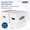 BCW Short Comic Storage Box – 1 Pack | Holds 150-175 Current/Silver Age Comics | Stackable, Durable 200 lb. Strength
