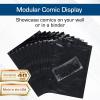 BCW Snap-It Comic Book Display System – 12-Pack | Wall-Mountable Panels for Current & Silver Age Comics | Modular, Binder-Compatible Storage for Collectors