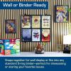 BCW Snap-It Comic Book Display System – 12-Pack | Wall-Mountable Panels for Current & Silver Age Comics | Modular, Binder-Compatible Storage for Collectors