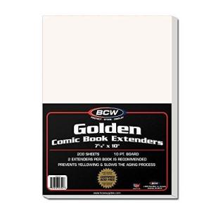 BCW 1-GOL-CE Golden Comic Extenders