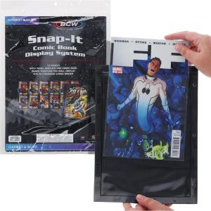 BCW Snap-It Comic Book Display System – 12-Pack | Wall-Mountable Panels for Current & Silver Age Comics | Modular, Binder-Compatible Storage for Collectors