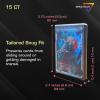 BCW Spectrum Card Cubes | 15-Count Plastic Card Storage Box | Crystal Clear Trading & Baseball Card Holder Box | Durable Acid-Free Acrylic Card Case(15 Card)