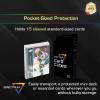 BCW Spectrum Card Cubes | 15-Count Plastic Card Storage Box | Crystal Clear Trading & Baseball Card Holder Box | Durable Acid-Free Acrylic Card Case(15 Card)