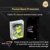 BCW Spectrum Card Cubes | 15-Count Plastic Card Storage Box | Crystal Clear Trading & Baseball Card Holder Box | Durable Acid-Free Acrylic Card Case(40 Card)