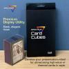 BCW Spectrum Card Cubes | 15-Count Plastic Card Storage Box | Crystal Clear Trading & Baseball Card Holder Box | Durable Acid-Free Acrylic Card Case(60 Card)
