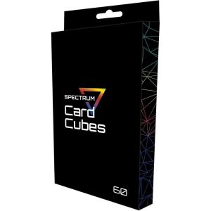 BCW Spectrum Card Cubes | 15-Count Plastic Card Storage Box | Crystal Clear Trading & Baseball Card Holder Box | Durable Acid-Free Acrylic Card Case(60 Card)