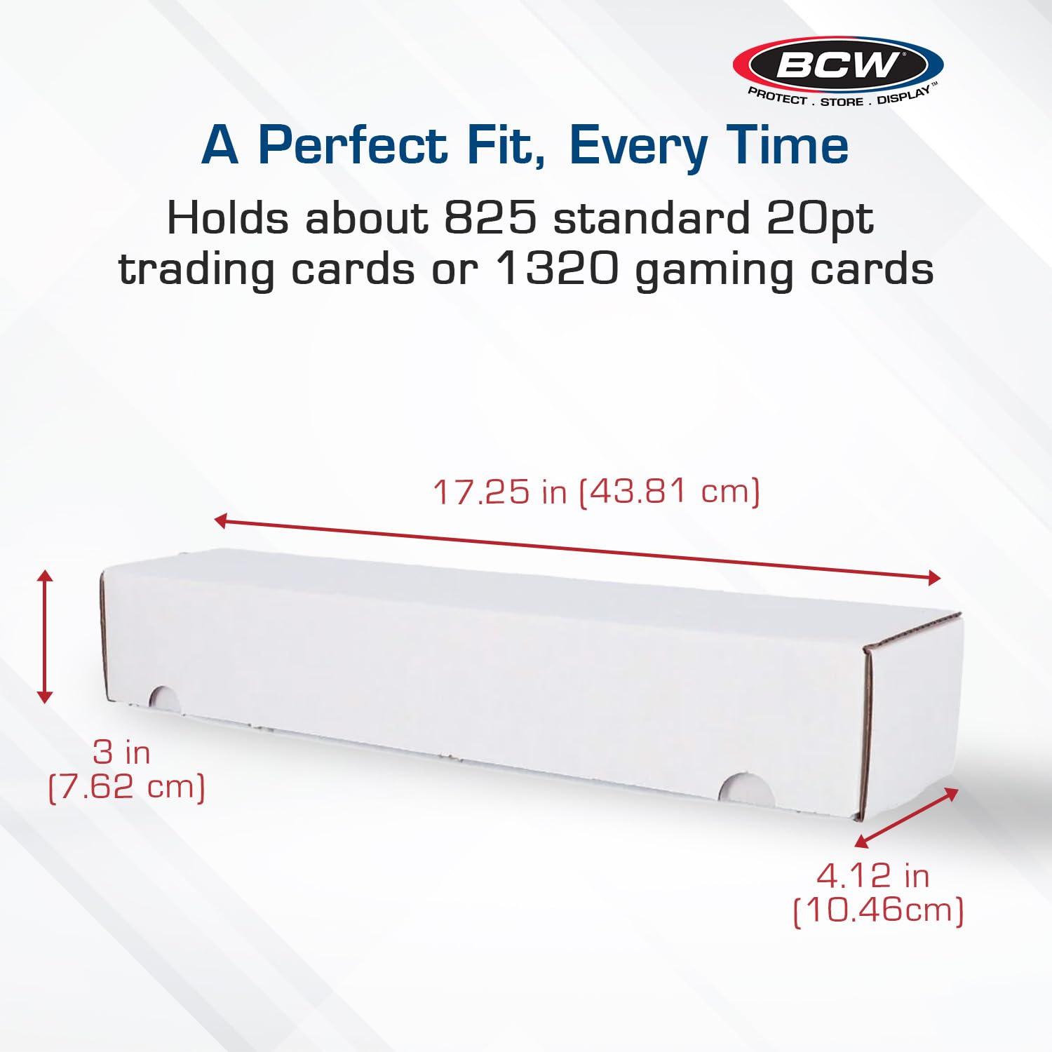 image:imageBCW 930Count Trading Card Storage Box 10 Pack Cardboard Organizer for Sports Cards TCG and Collectible Cards Durable Stackable Storage with Easy Assembly