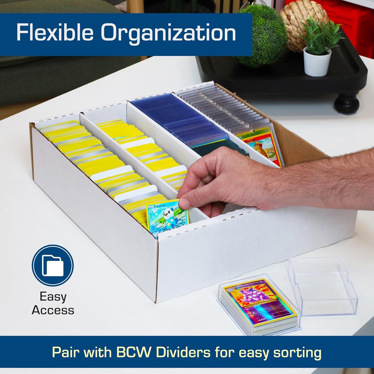 image:imageBCW Monster Box 15ct Trading Card Storage Box Holds 3200 Cards Sports amp TCG Card Organizer15 Pack