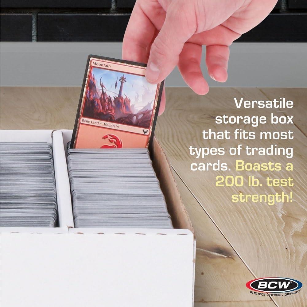 image:imageBCW Super Monster 5 Row Trading Card Storage Box 5ct Holds 5000 Standard Trading Cards amp 7000 Gaming Cards Card Storage Box for Basketball Football MTG Pokemon1 Pack