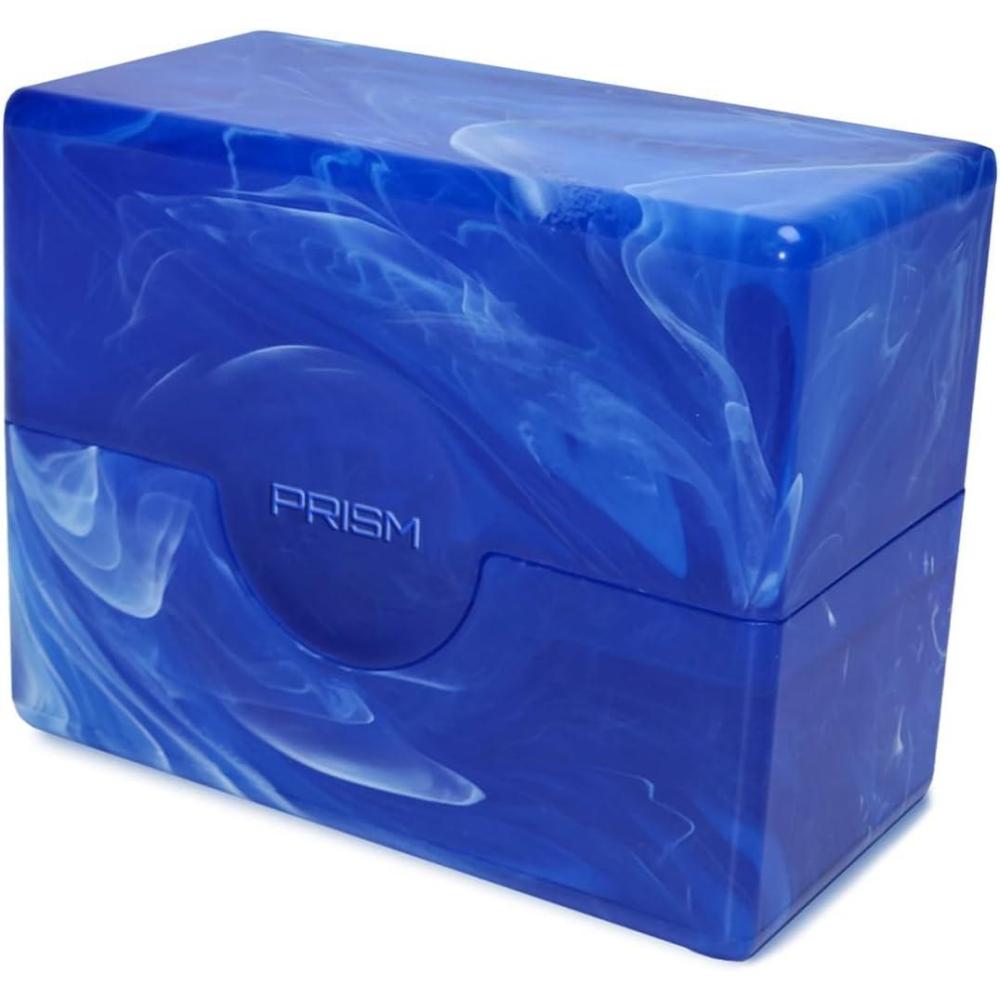 image:imageBCW Prism Deck Case Carnelian Red Holds 50 DoubleSleeved or 60 SingleSleeved Cards Secure Snap Closure Compatible Collectible Card Bins TCG Storage BoxApatite Blue