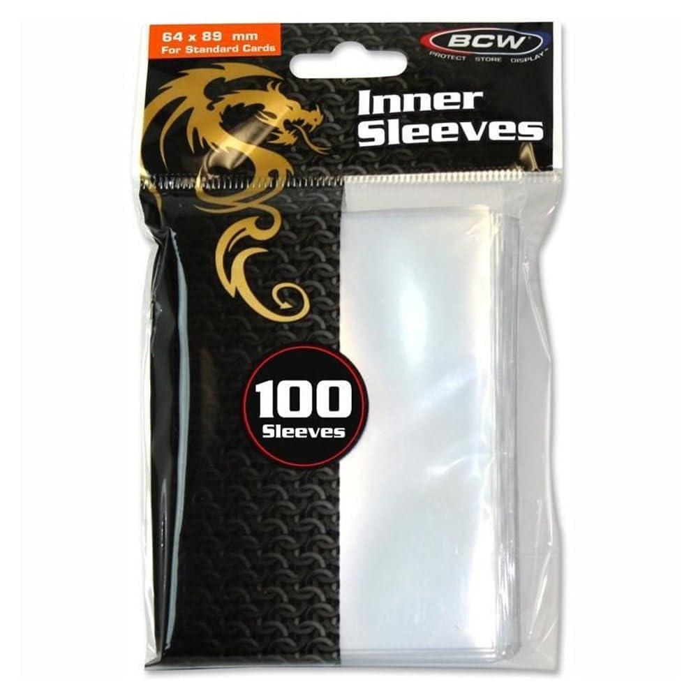image:imageBCW Spectrum Regular Inner Sleeves  100 Count  TCG Inner Sleeves for MTG Pokmon amp Trading Cards  Fits Inner Card Sleeves for Double Protection  Clear AcidFree