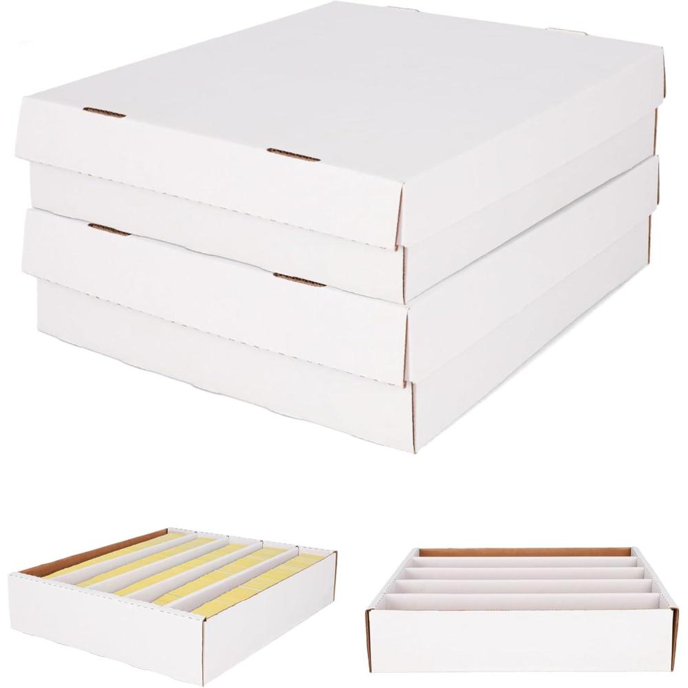 image:imageBCW Super Monster 5Row Trading Card Storage Box 2 Pack  Holds 5000 Standard Cards or 7000 Gaming Cards  Card Storage for Baseball Basketball amp Football