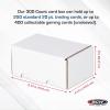 BCW 200 Count Trading Card Storage Box | Cardboard Organizer for Sports and Gaming Cards | Durable 200 lb. Test Strength | Assembly Required | 10 Pack(300 Count)