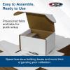 BCW 330-Count Trading Card Storage Box, 50 Pack | Cardboard Organizer for Baseball, Basketball & Football Cards | Fits Standard Trading Card Games | Assembly Required