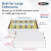 BCW 5000ct Trading Card Storage Boxes (Full Lid) – 1 Pack | TCG & MTG Card Storage Organizer | Fits Card Dividers & Sorting Tray | Corrugated Cardboard Box for Collectible Cards(2 Pack)
