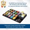 BCW Card Sorting Tray – 1 ct | 24-Cell Trading Card Organizer for TCG & Sports Cards | Ideal for Pokémon, Baseball, and Magic | Lightweight Card Sorter Tray(Single)