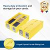 BCW Collectible Card Bin – Holds up to 1600 Cards – Yellow | Large Storage Box for Loose Trading Cards | Pokemon, MTG, and Storage Boxes – Single(2 Pack)
