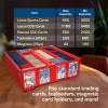 BCW Collectible Card Bin (4-Pack, Red) | Holds 3,200 Cards Each | Includes 4 Dividers Per Bin | Storage for Pokémon, MTG & Sports Cards(Single)