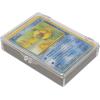 BCW Hinged Trading Card Box – 55 Count (Pack of 6) | Clear Plastic Card Storage Box | Snap Lock Trading Card Case for Pokémon, and TCG Cards