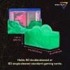 BCW Prism Deck Case – Carnelian Red | Holds 50 Double-Sleeved or 60 Single-Sleeved Cards | Secure Snap Closure | Compatible Collectible Card Bins | TCG Storage Box(Jade Green)