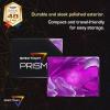 BCW Prism Deck Case – Carnelian Red | Holds 50 Double-Sleeved or 60 Single-Sleeved Cards | Secure Snap Closure | Compatible Collectible Card Bins | TCG Storage Box(Charoite Purple)