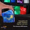 BCW Prism Deck Case – Carnelian Red | Holds 50 Double-Sleeved or 60 Single-Sleeved Cards | Secure Snap Closure | Compatible Collectible Card Bins | TCG Storage Box(Apatite Blue)