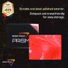 BCW Prism Deck Case – Carnelian Red | Holds 50 Double-Sleeved or 60 Single-Sleeved Cards | Secure Snap Closure | Compatible Collectible Card Bins | TCG Storage Box(Carnelian Red)