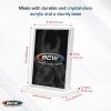 BCW Trading Card Display Stand – 2ct| Acrylic Card Holder Stand for Sports Cards, Pokémon & TCG | Stable Vertical Card Stand with Beveled Edges | Clear Sports Card Display Stand(2)
