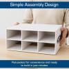 BCW Two Row Shoe Box Card House Storage Box | Stackable Trading Card Storage Box for Sports Cards, MTG, Pokémon & TCG (Shoe Boxes Sold Separately)