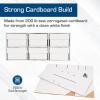 BCW Two Row Shoe Box Card House Storage Box | Stackable Trading Card Storage Box for Sports Cards, MTG, Pokémon & TCG (Shoe Boxes Sold Separately)