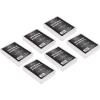 BCW Hinged Trading Card Box – 55 Count (Pack of 6) | Clear Plastic Card Storage Box | Snap Lock Trading Card Case for Pokémon, and TCG Cards