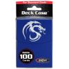 BCW Large Blue Deck Case | MTG Commander Deck Case Holds 100 Sleeved Cards | Durable, Matte Finish for TCG, MTG, & Pokemon | Secure-Fit Lid & Divider