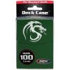 BCW Large Red Deck Case | MTG Commander Deck Case Holds 100 Sleeved Cards | Durable, Matte Finish 100 Card Case for TCG, MTG, & Pokemon | Secure-Fit Lid & Divider(Green)