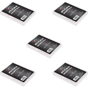 BCW Hinged Trading Card Box – 25 Count (Pack of 5) | Clear Plastic Card Storage Box | Snap Lock Trading Card Case for Pokémon, and TCG Cards
