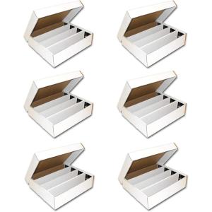 BCW Monster Box – 6ct Trading Card Storage Box | Holds 3200 Cards | Sports & TCG Card Organizer(6)
