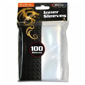 BCW Spectrum Regular Inner Sleeves – 100 Count | TCG Inner Sleeves for MTG, Pokémon & Trading Cards | Fits Inner Card Sleeves for Double Protection | Clear Acid-Free