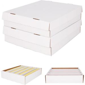 BCW Super Monster 5-Row Trading Card Storage Box, 2 Pack | Holds 5000 Standard Cards or 7000 Gaming Cards | Card Storage for Baseball, Basketball & Football