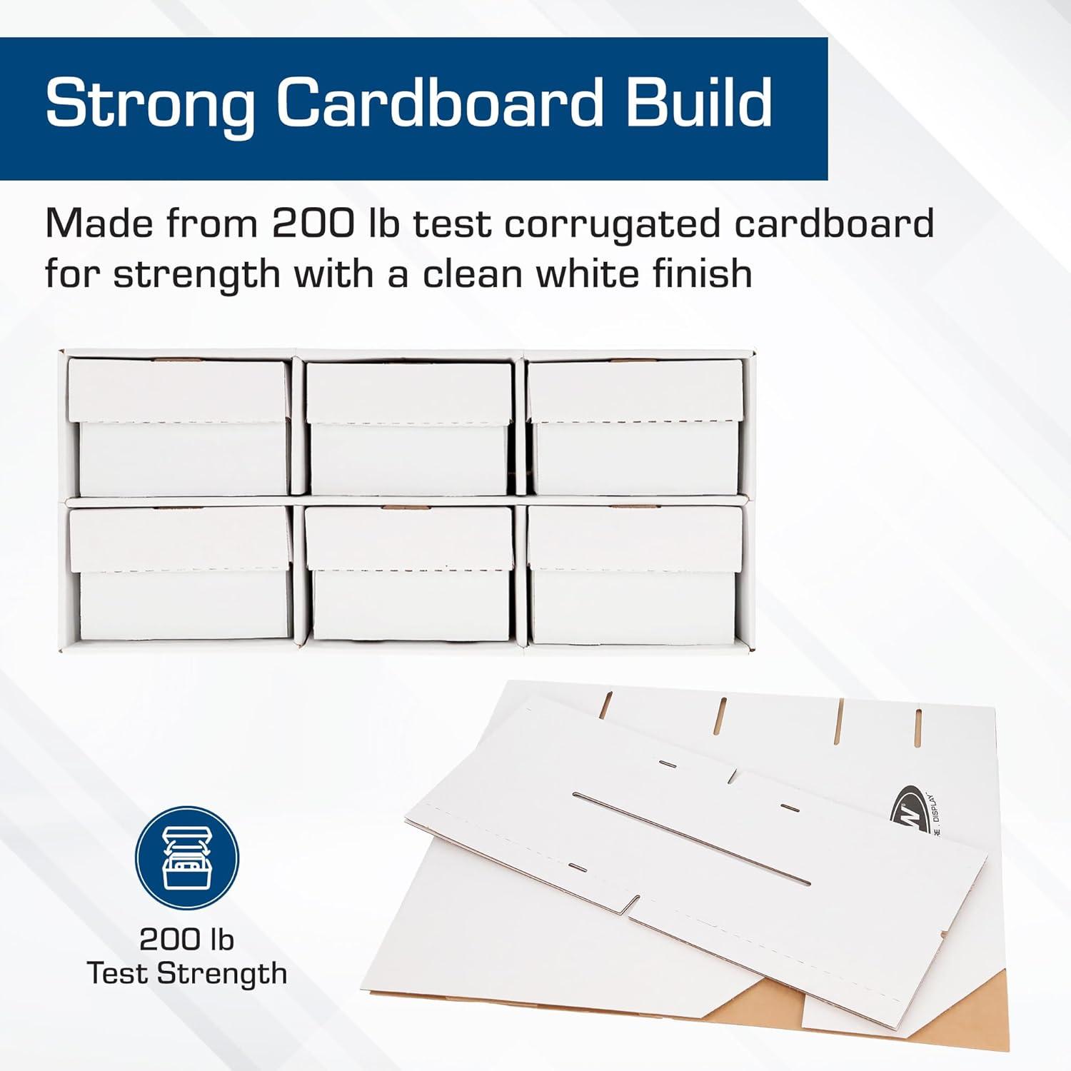 image:imageBCW Outer 1600 Count Two Row Card House Storage Box Stackable Trading Card Storage Box for Sports Cards MTG Pokmon amp TCG Shoe Boxes Sold Separately