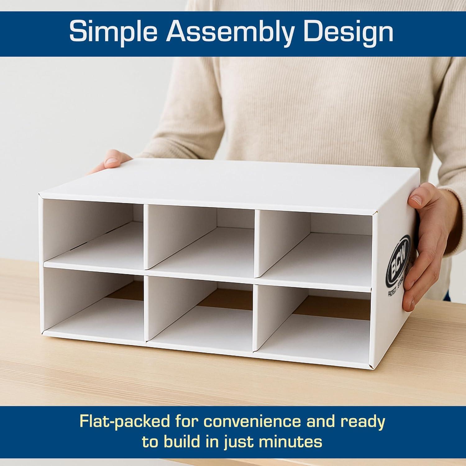 image:imageBCW Outer 1600 Count Two Row Card House Storage Box Stackable Trading Card Storage Box for Sports Cards MTG Pokmon amp TCG Shoe Boxes Sold Separately