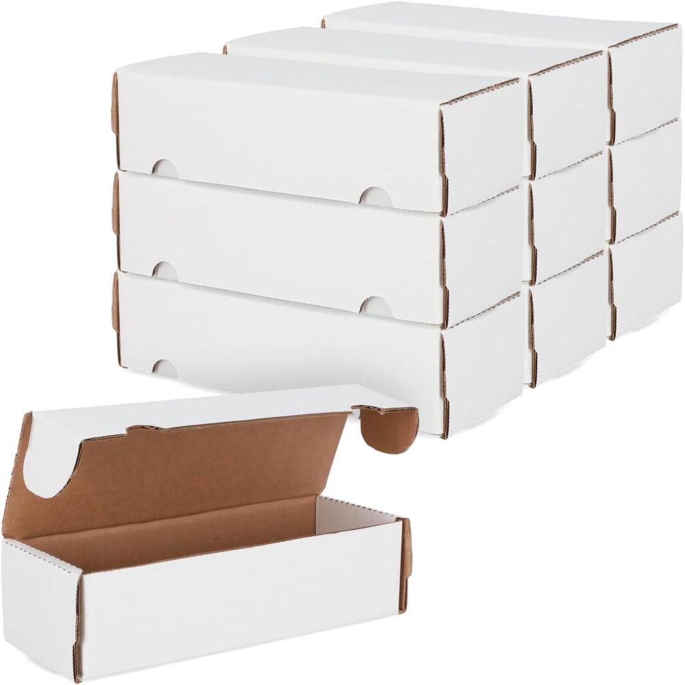 image:imageBCW 550 Count Trading Card Storage Box 10 Pack Cardboard Organizer for Baseball Basketball Football Cards MTG Pokemon Card Game Storage amp Protection Card Storage Box Assembly Required10 Pack