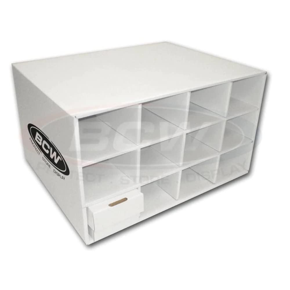 image:imageBCW Card House Storage Box Card Storage Box for 9600 Trading Cards Durable White Corrugated Cardboard Ideal for Pokmon MTG and Sports Cards