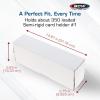 BCW 14-Inch Semi-Rigid #1 Storage Box – 3ct | Holds 350 Semi-Rigid Card Holders | Vertical Card Organizer | Ideal for Sports, Trading Cards Baseball, Magic, Pokemon(3 Pack)