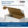 BCW 550 Count Trading Card Storage Box -10 Pack | Cardboard Organizer for Baseball, Basketball, Football Cards, MTG, Pokemon | Card Game Storage & Protection | Card Storage Box | Assembly Required(10 Pack)
