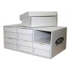 BCW Outer 1600 Count Two Row Card House Storage Box | Stackable Trading Card Storage Box for Sports Cards, MTG, Pokémon & TCG (Shoe Boxes Sold Separately)