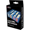 BCW Collectible Card Bin Partitions – Blue | Dividers Card Bins & 6 Drawer Card Catalog | Divide and Organize Your Trading Card Collection | Visible Sections, Adhesive Label-Friendly