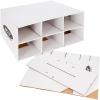 BCW Outer 1600 Count Two Row Card House Storage Box | Stackable Trading Card Storage Box for Sports Cards, MTG, Pokémon & TCG (Shoe Boxes Sold Separately)